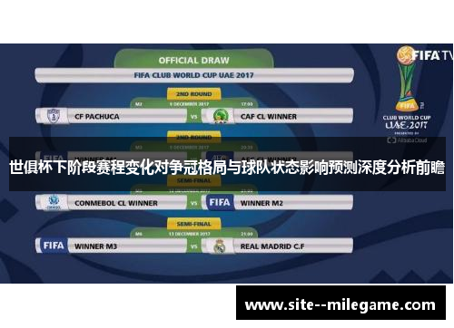 世俱杯下阶段赛程变化对争冠格局与球队状态影响预测深度分析前瞻 世俱杯下阶段赛程变化对争冠格局与球队状态影响预测深度分析前瞻